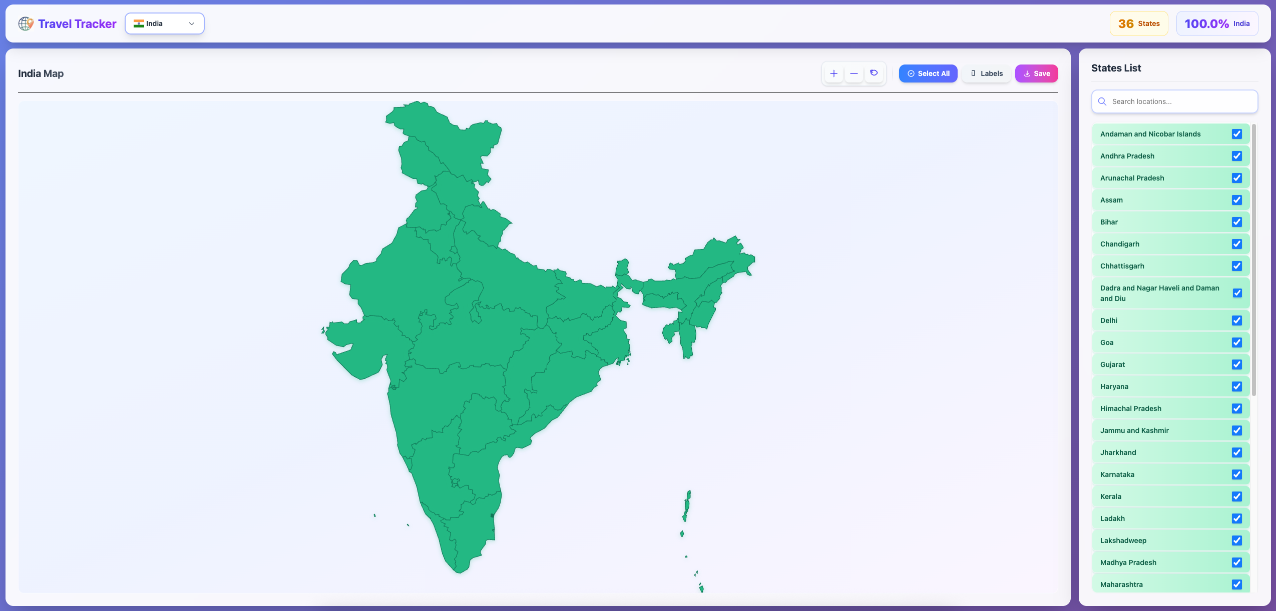 Travel Tracker media 2