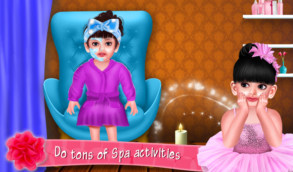 Aadhya's Spa Makeover Day With Daddy gallery image