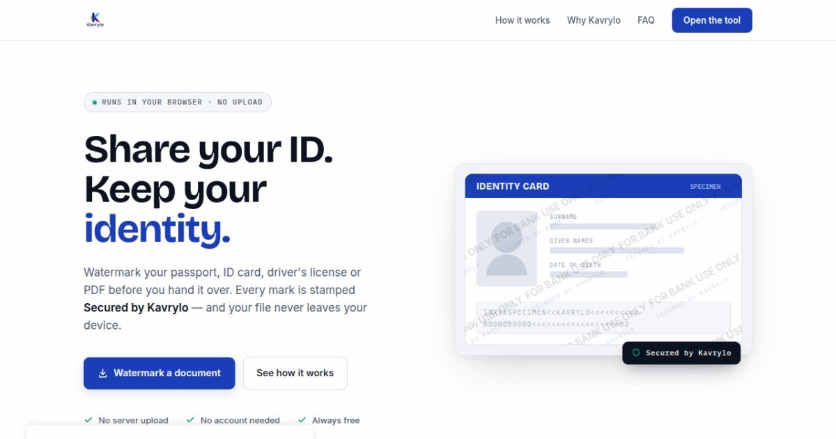 Kavrylo — Watermark Before Sharing gallery image