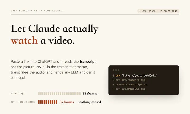 claude-real-video screenshot 1