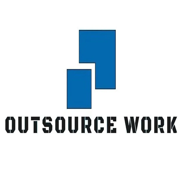 Outsource Work - Product Hunt launch logo and brand identity