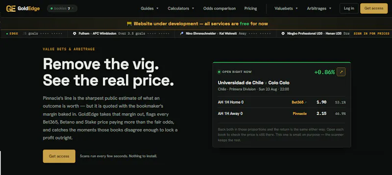 GoldEdge screenshot 2
