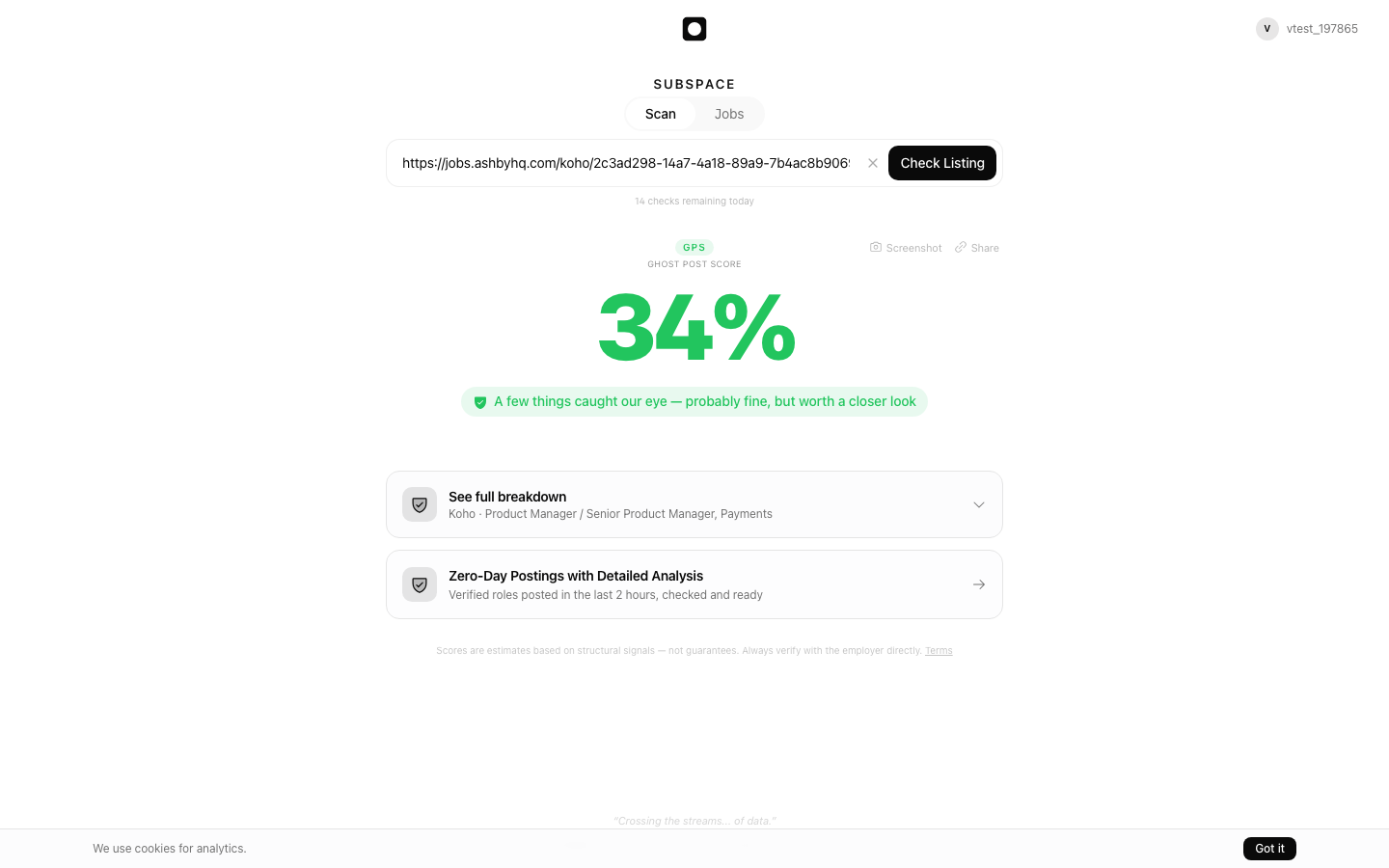 Subspace gallery image