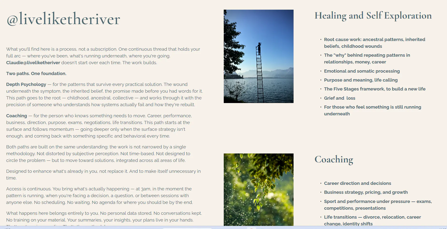 LIVE LIKE THE RIVER gallery image
