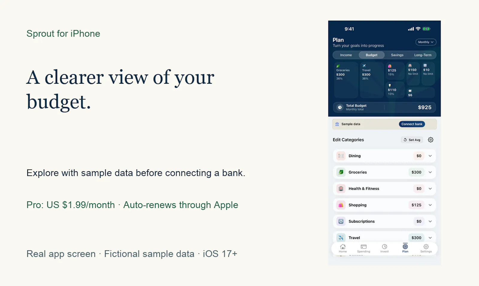 Sprout: Finance Companion screenshot 1