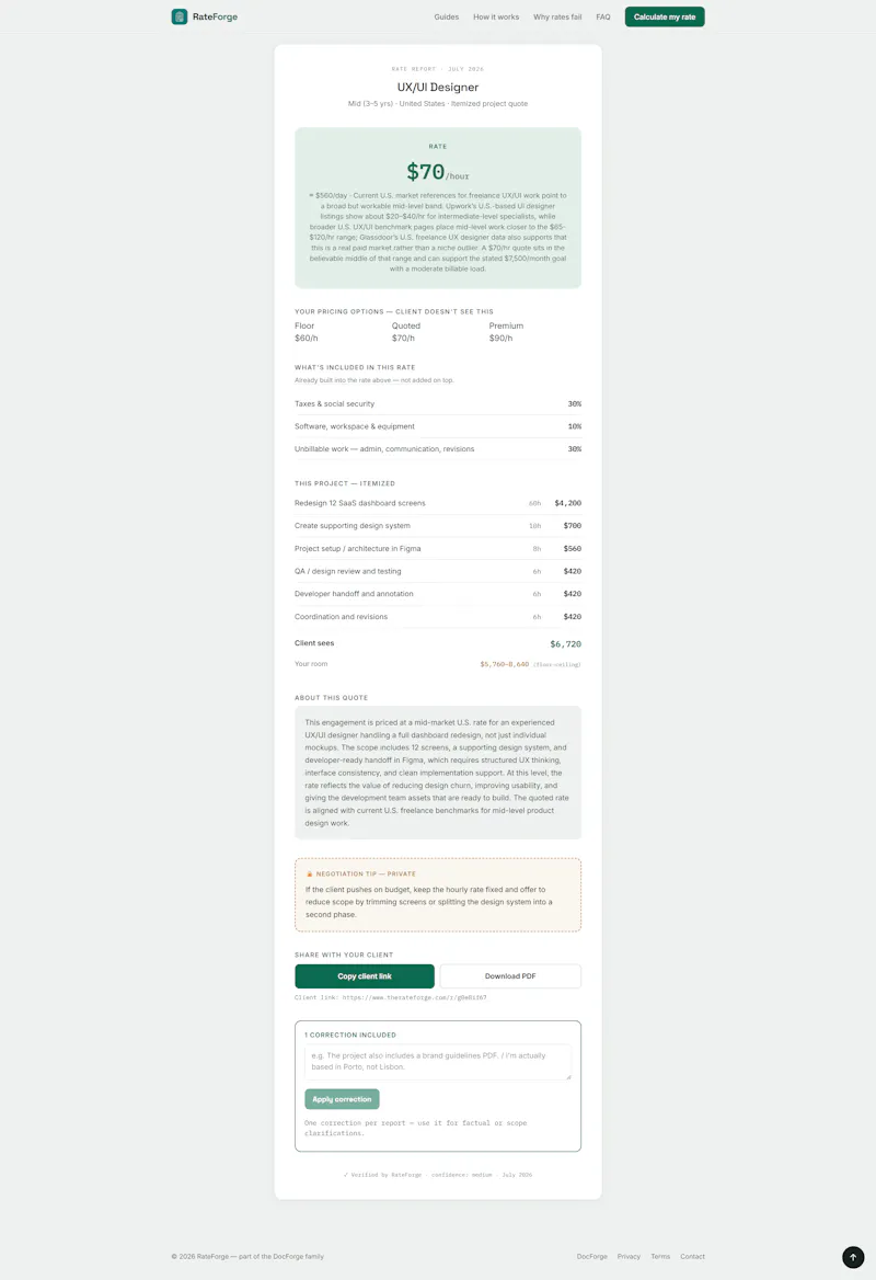 RateForge screenshot 5