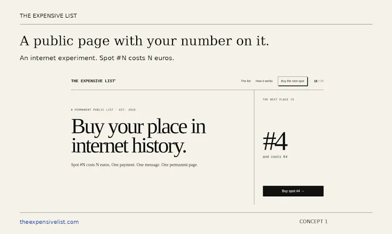 The Expensive List screenshot 2