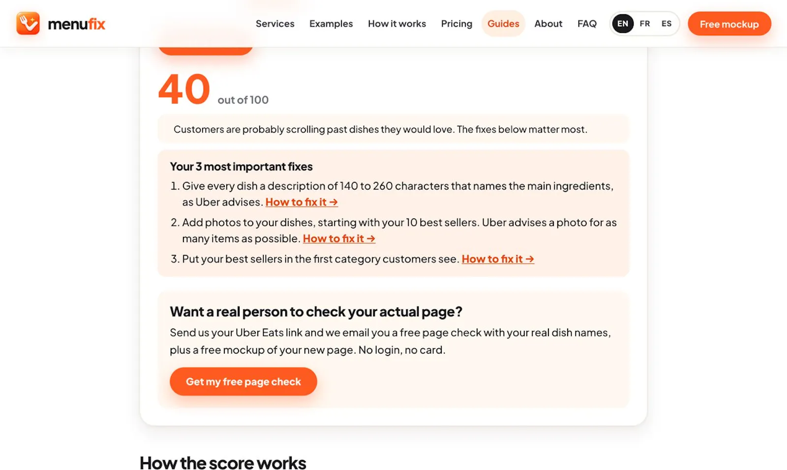 MenuFix screenshot 2