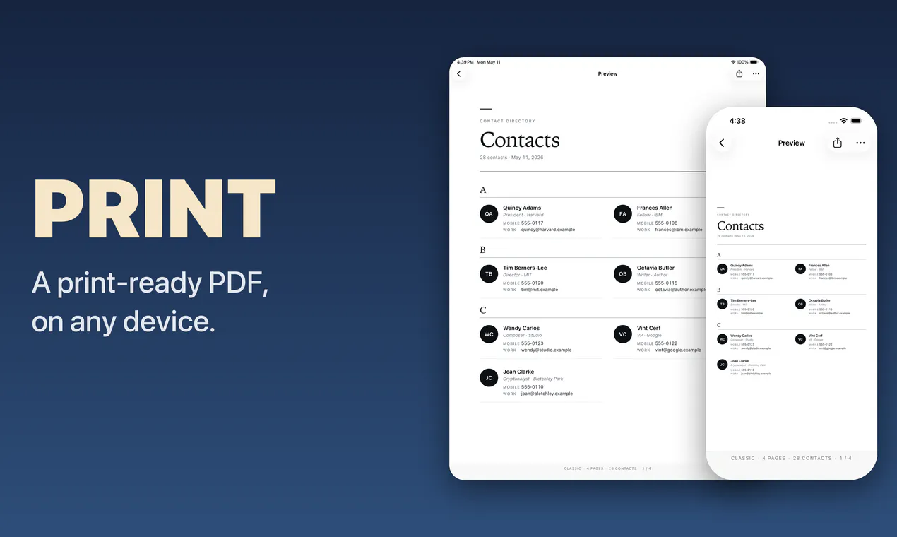 ContactPDF gallery image