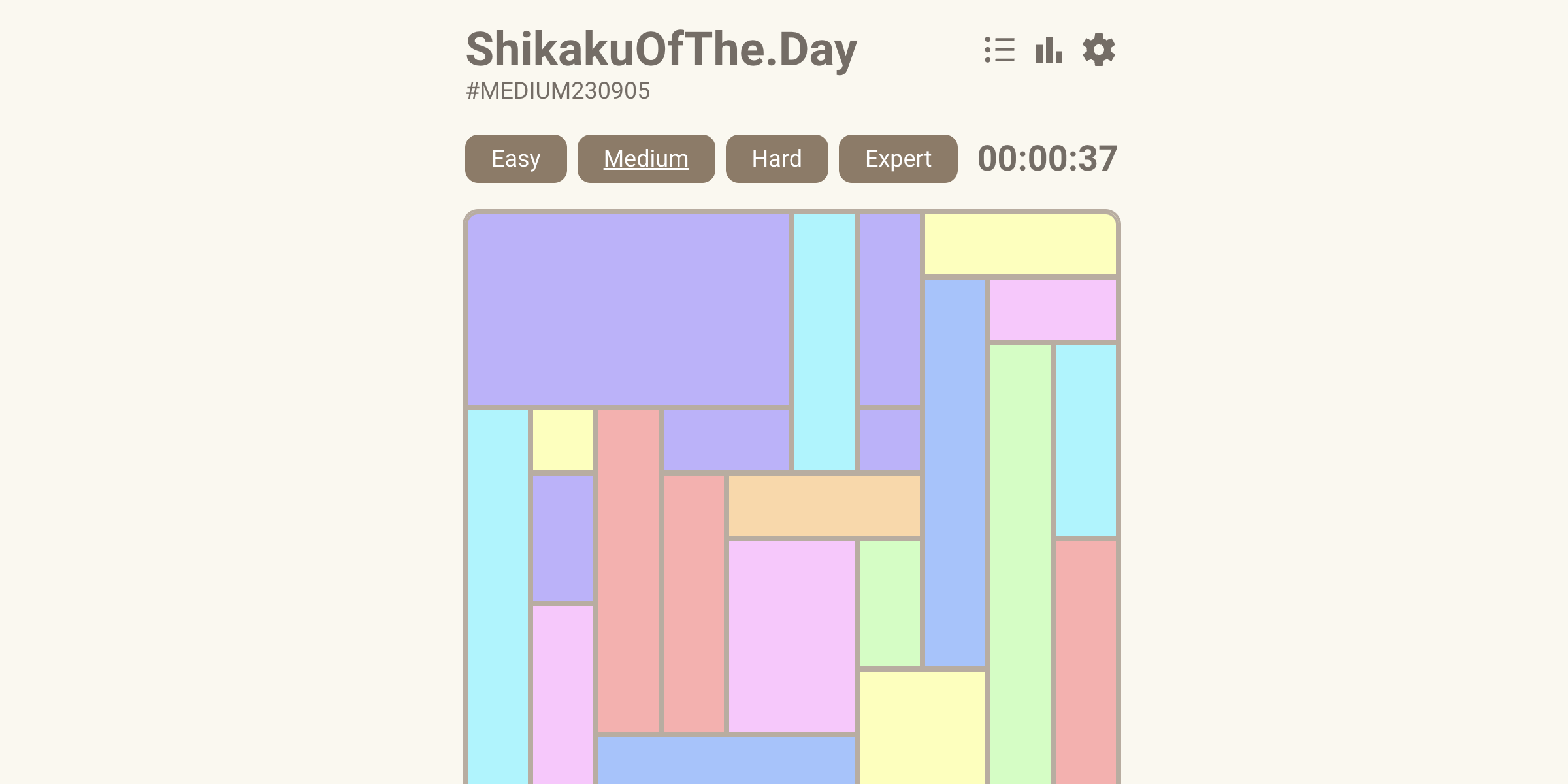 Media ShikakuOfThe.Day - Shikaku harian p → es 1