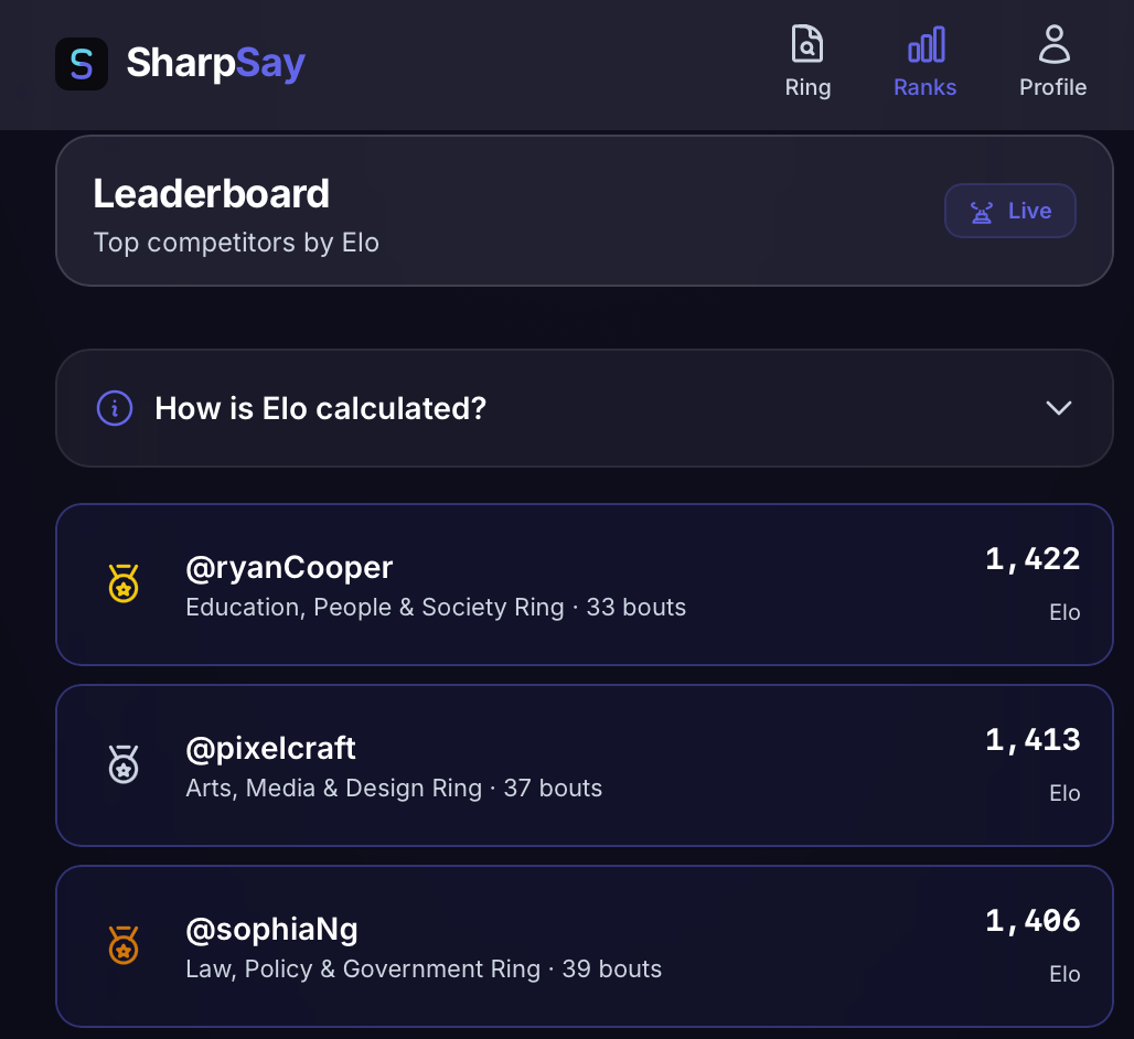 SharpSay - Battle AI & Rank gallery image