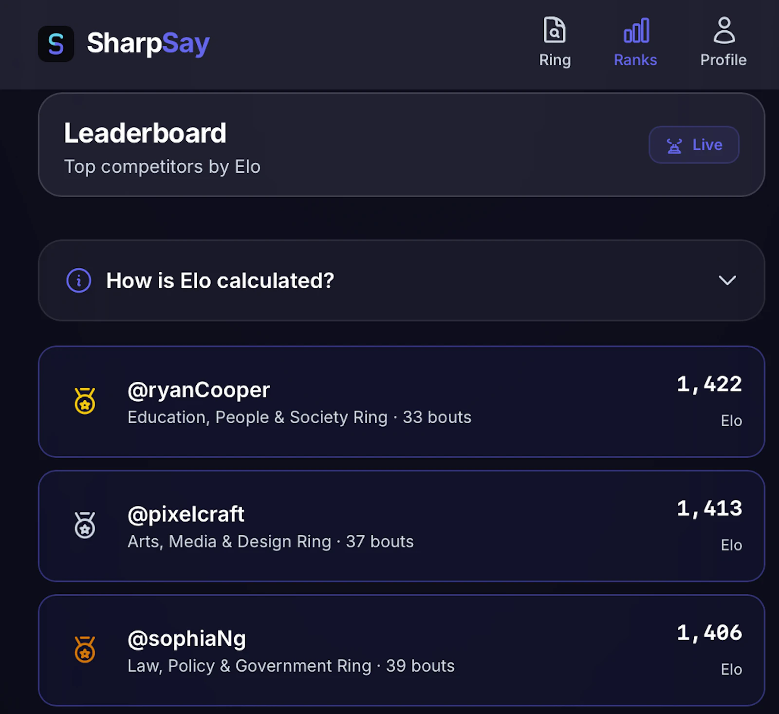 SharpSay - Battle AI & Rank screenshot 2