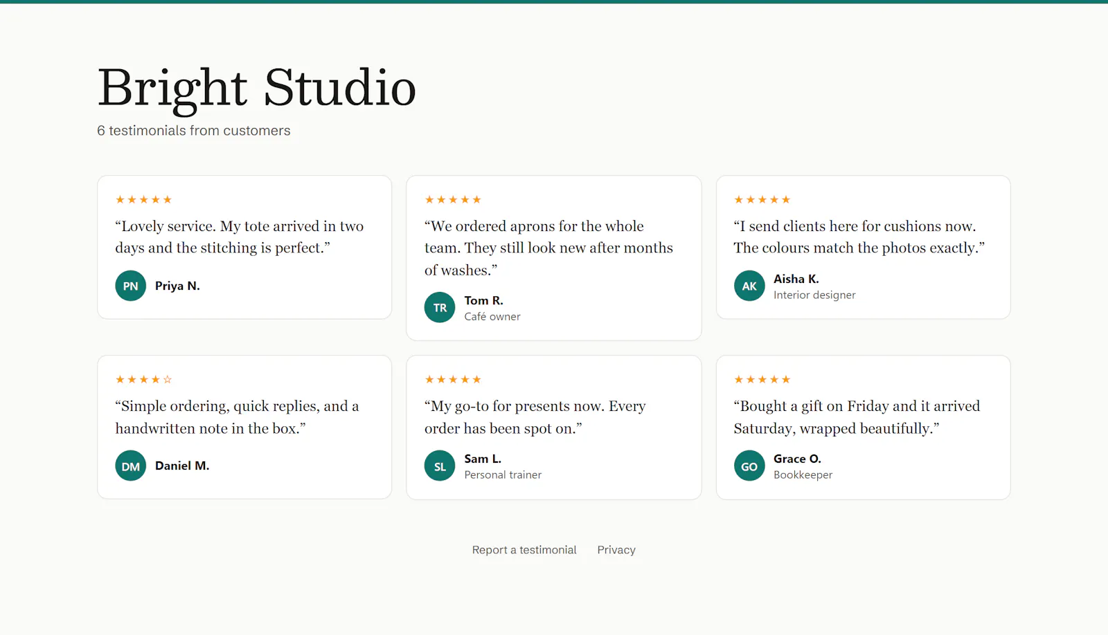 TryTestimonials screenshot 3