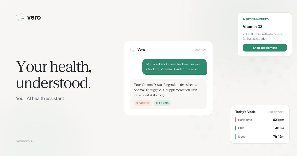 Vero: AI Health Assistant gallery image