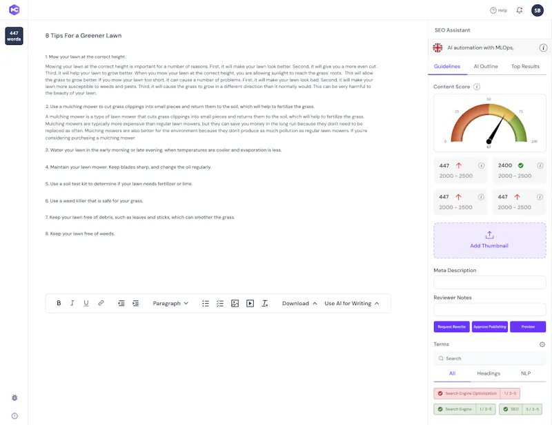SEOBrain screenshot 3