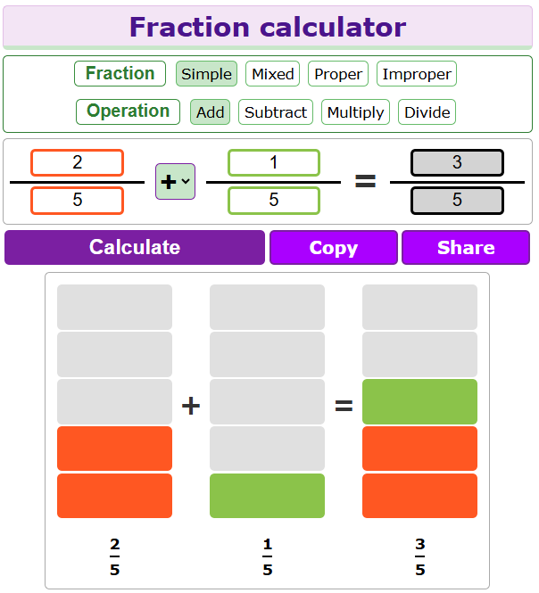 Fraction Calculator gallery image