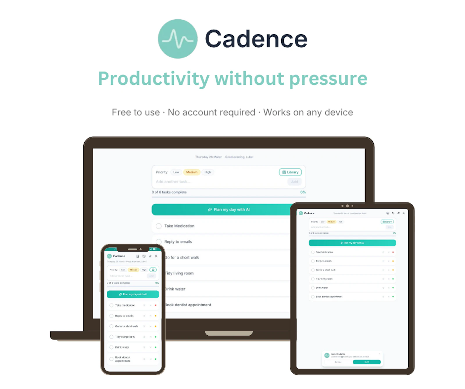 Cadence screenshot 1