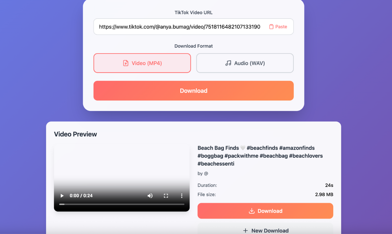 Downloadtikvideo - Download gratuito video tiktok senza filigrana media 2