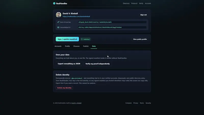 RealHandles screenshot 1 (video preview)