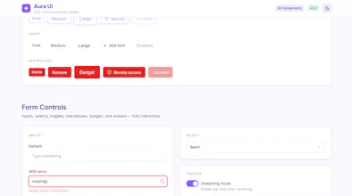 Aura UI gallery image