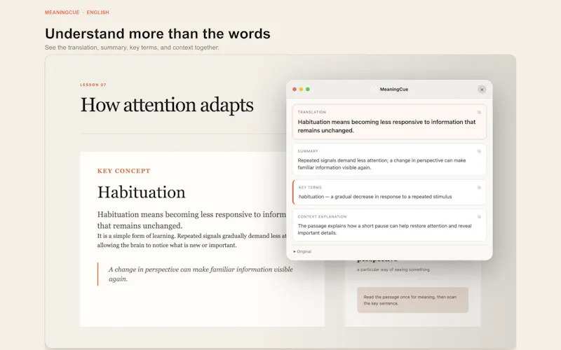 MeaningCue screenshot 5