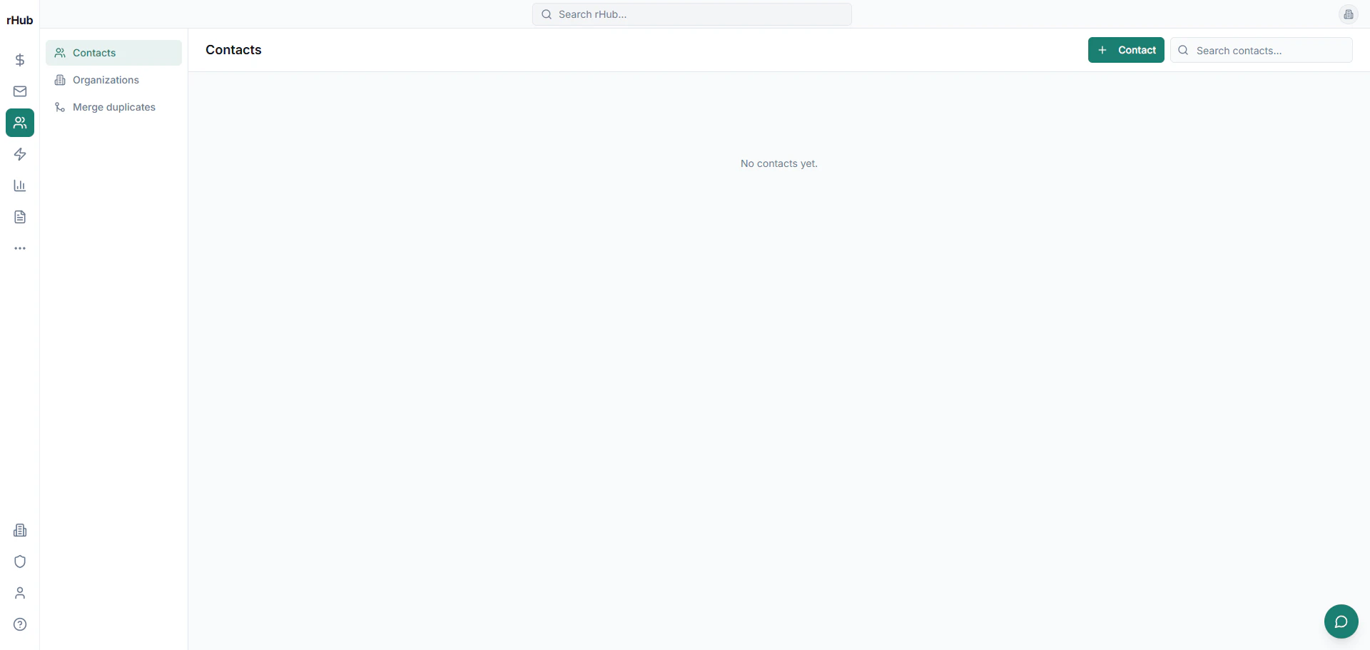 rHub CRM screenshot 3