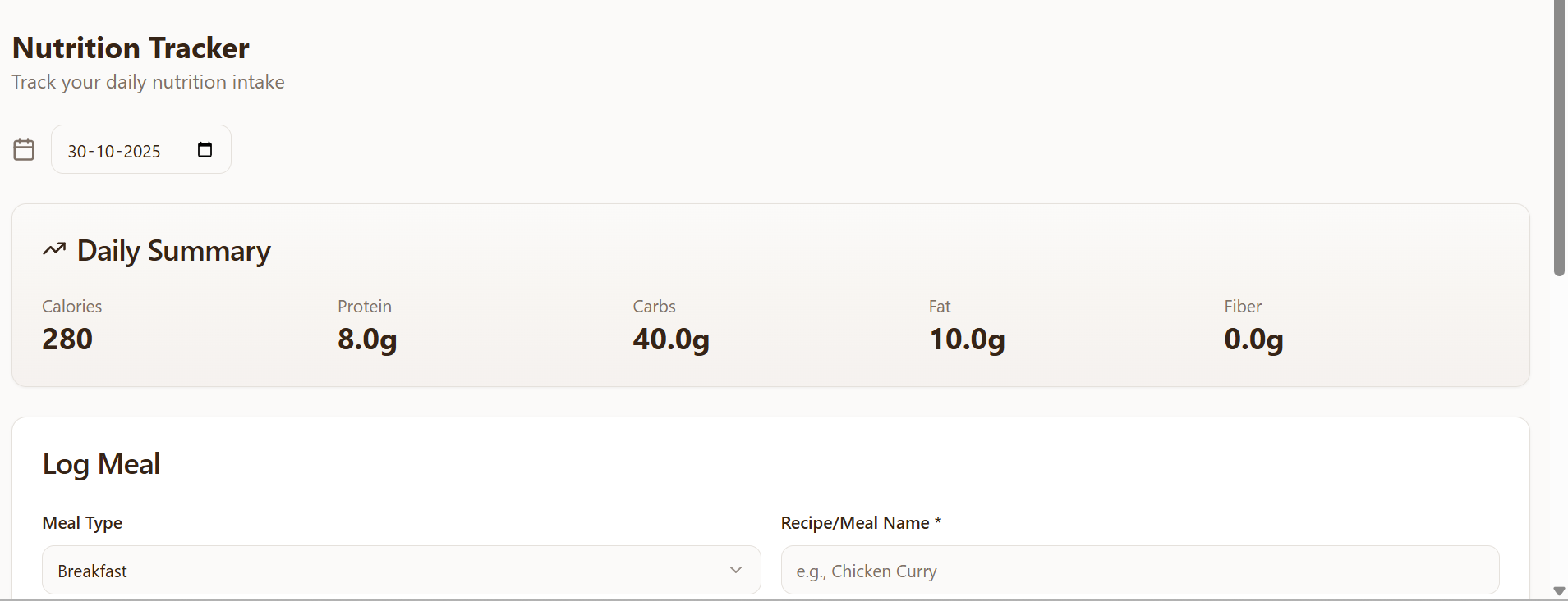 Nutriblend AI gallery image