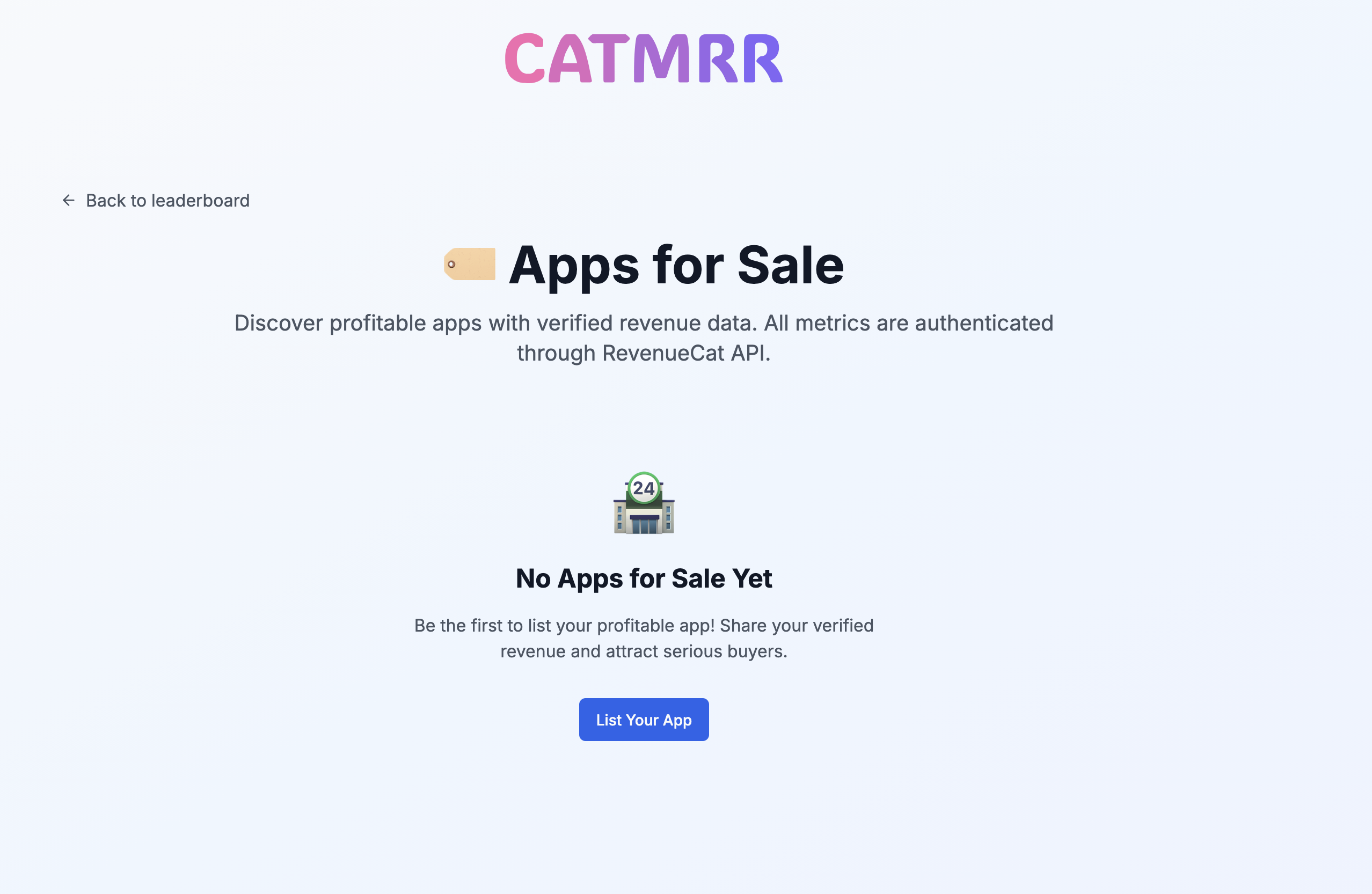CatMRR: Verified Apps MRRs and Listings gallery image