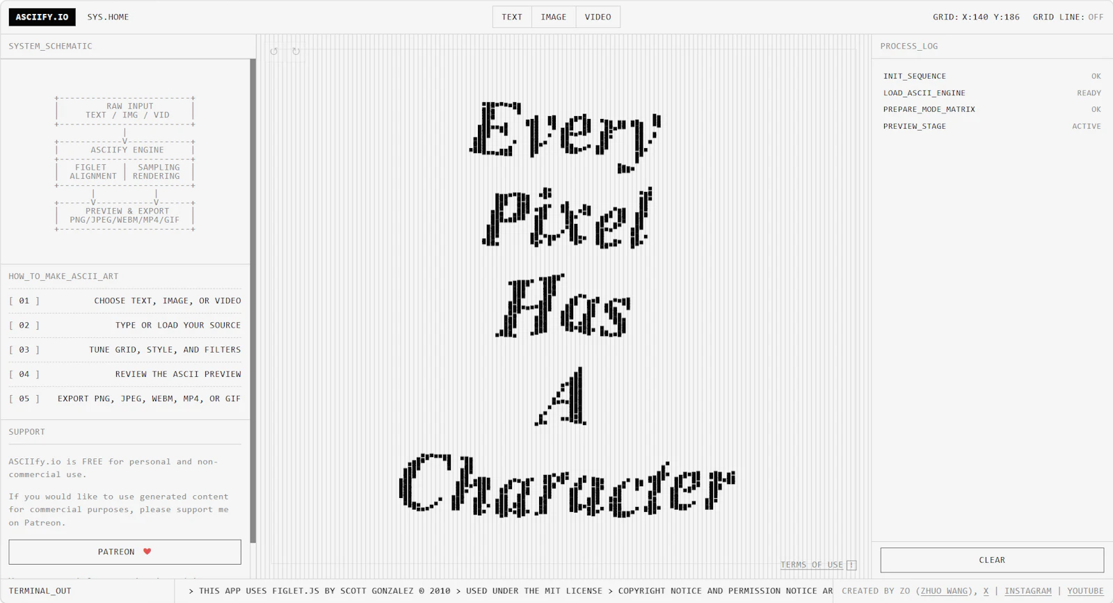 ASCIIfy screenshot 2