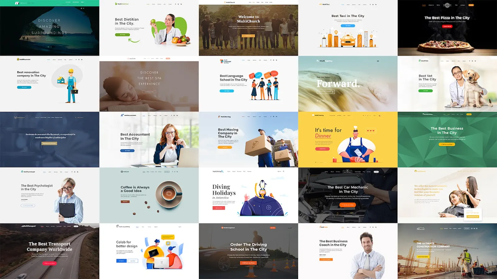 Multi – 50+ Gutenberg Blocks & WP Theme screenshot 3