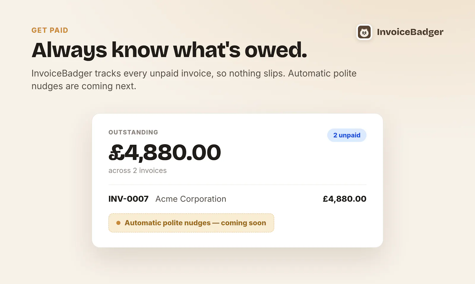 Invoice Badger screenshot 5