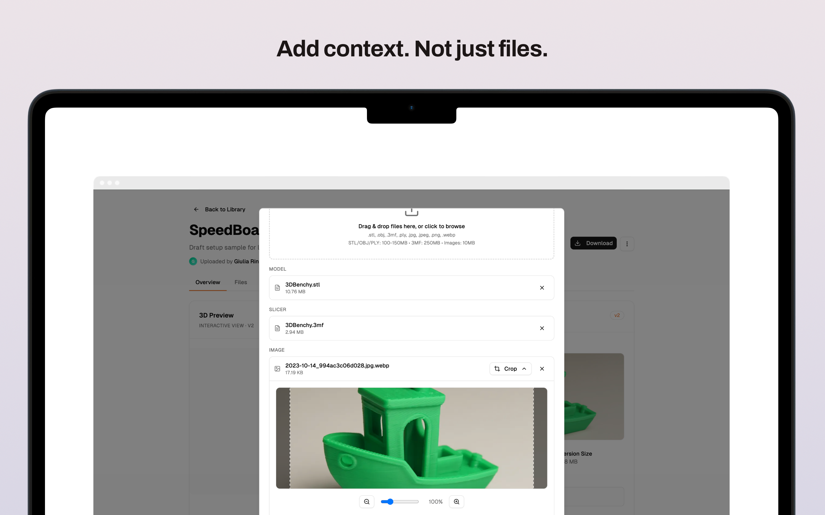 STL Shelf - Screenshot 5 showing product features and functionality