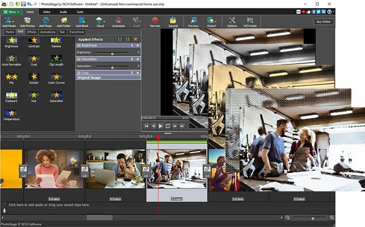 Logiciel de diaporama de photostage media 6