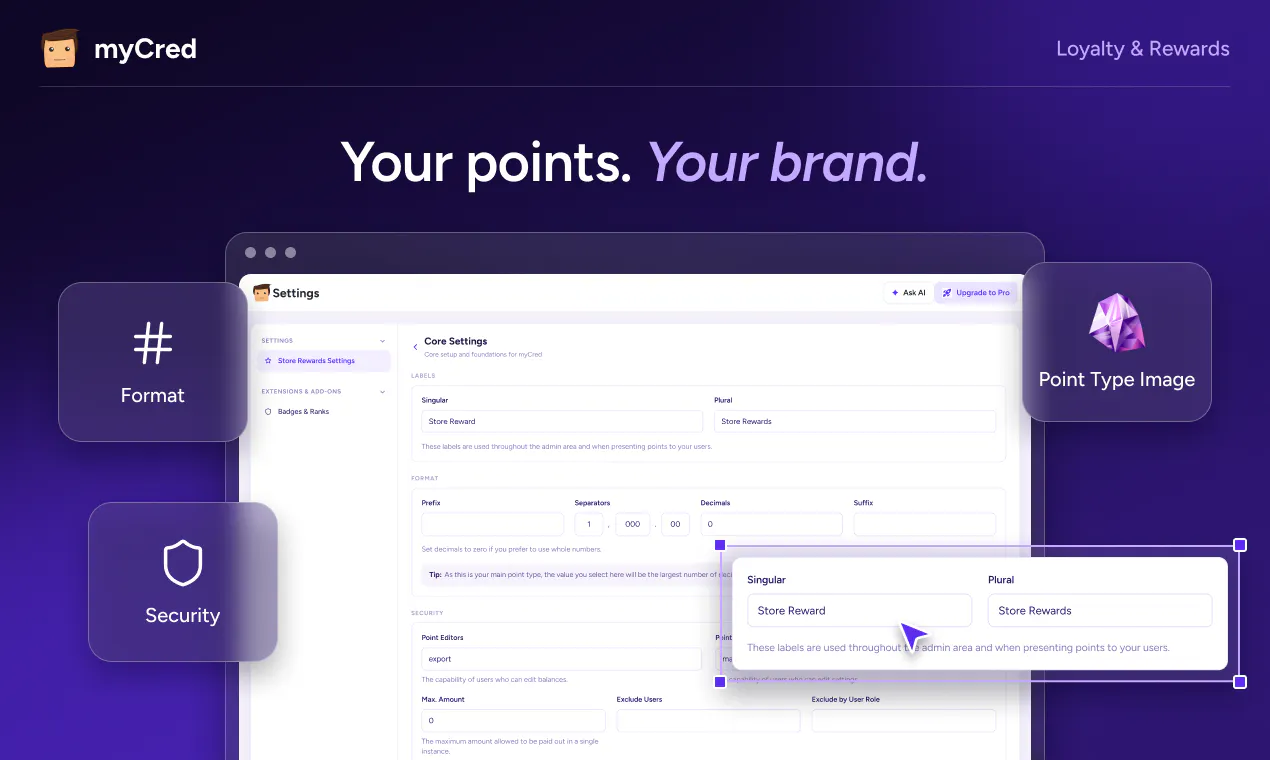 myCred 4.0: AI-Powered Loyalty Plugin gallery image