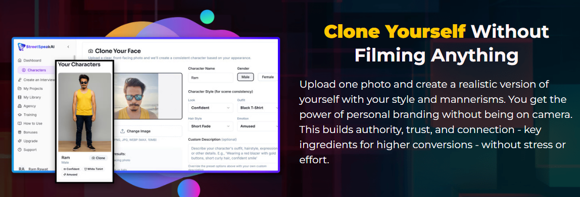 StreetSpeak AI - Main product screenshot demonstrating key features and user interface