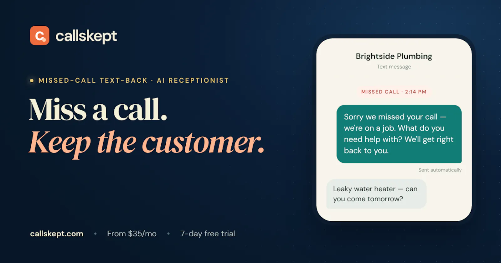CallsKept screenshot 1