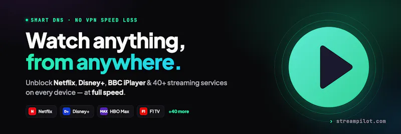 StreamPilot Smart DNS screenshot 1
