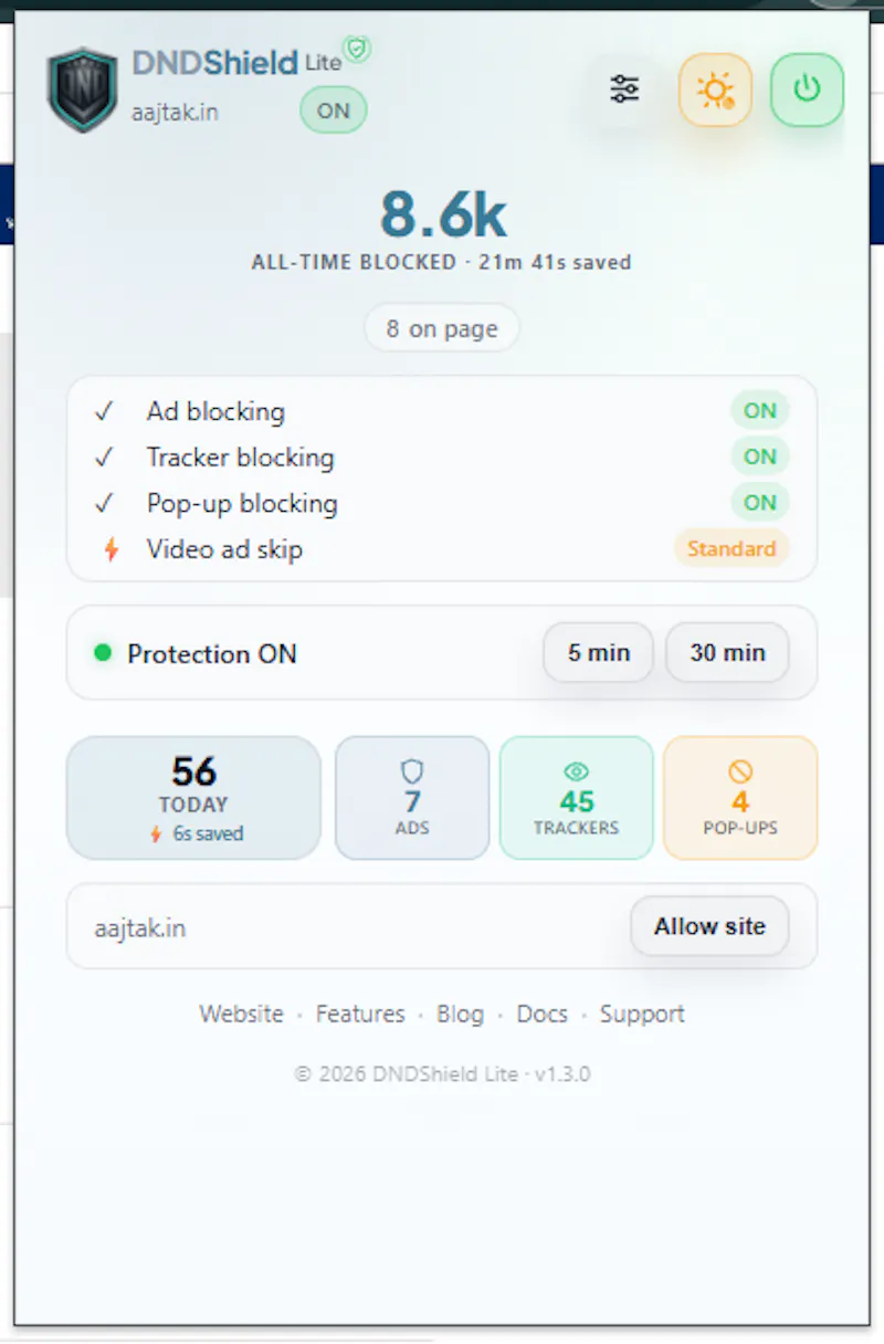 DNDShield screenshot 1