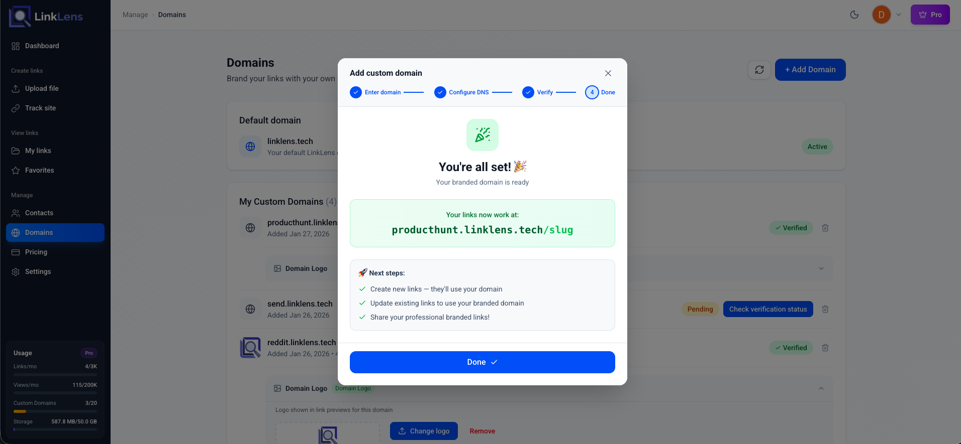 LinkLens gallery image