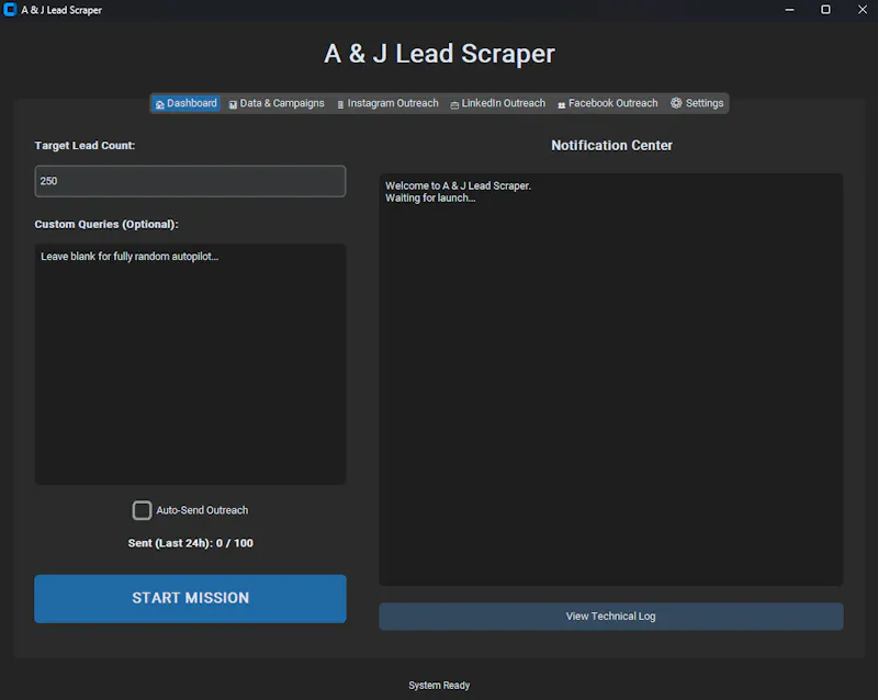 A & J Lead Scraper screenshot 1