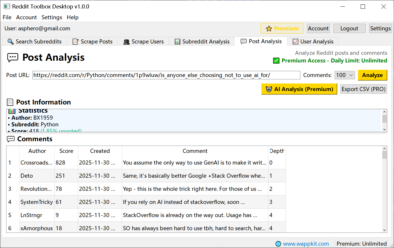 Reddit Toolbox gallery image