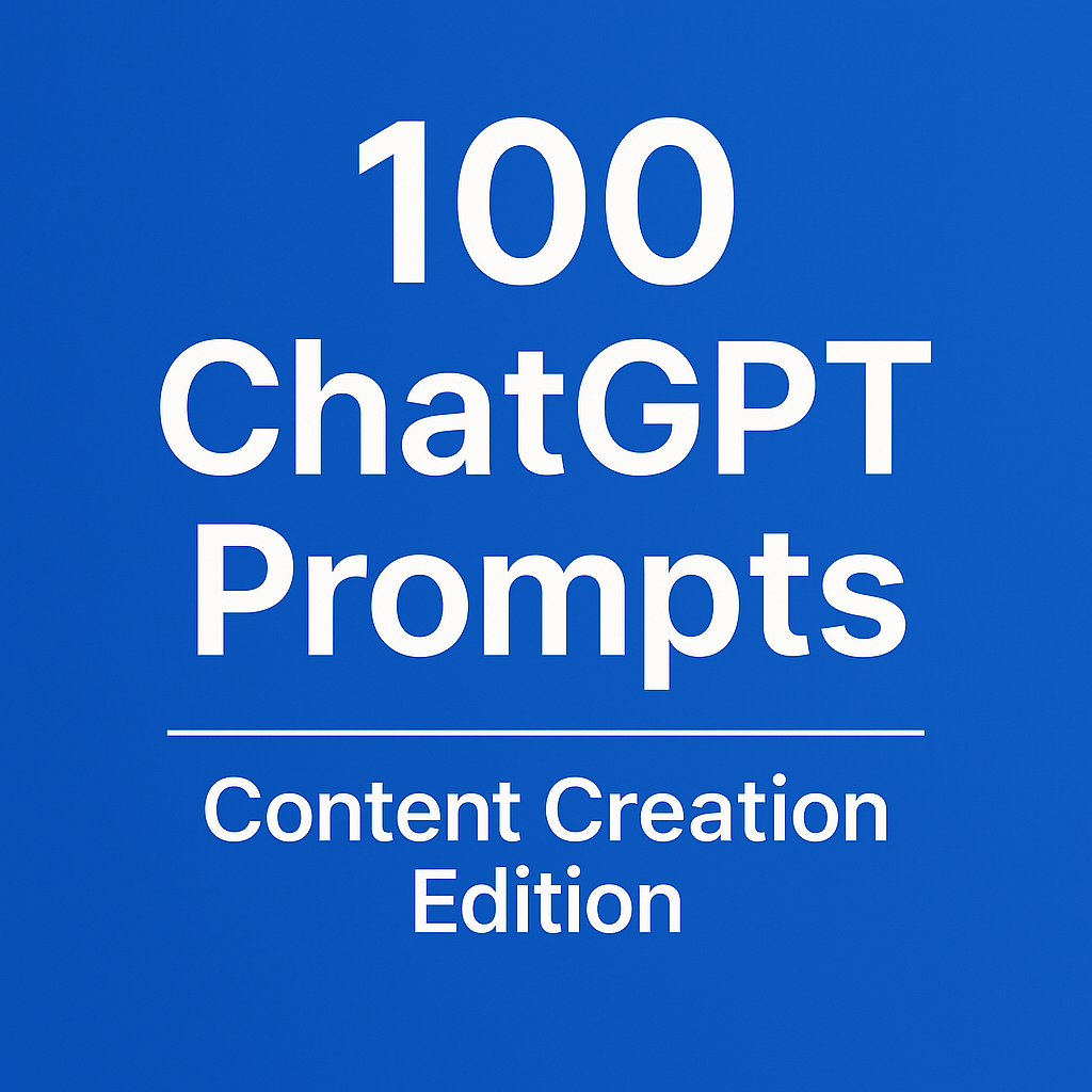 Best Prompts for content creator logo
