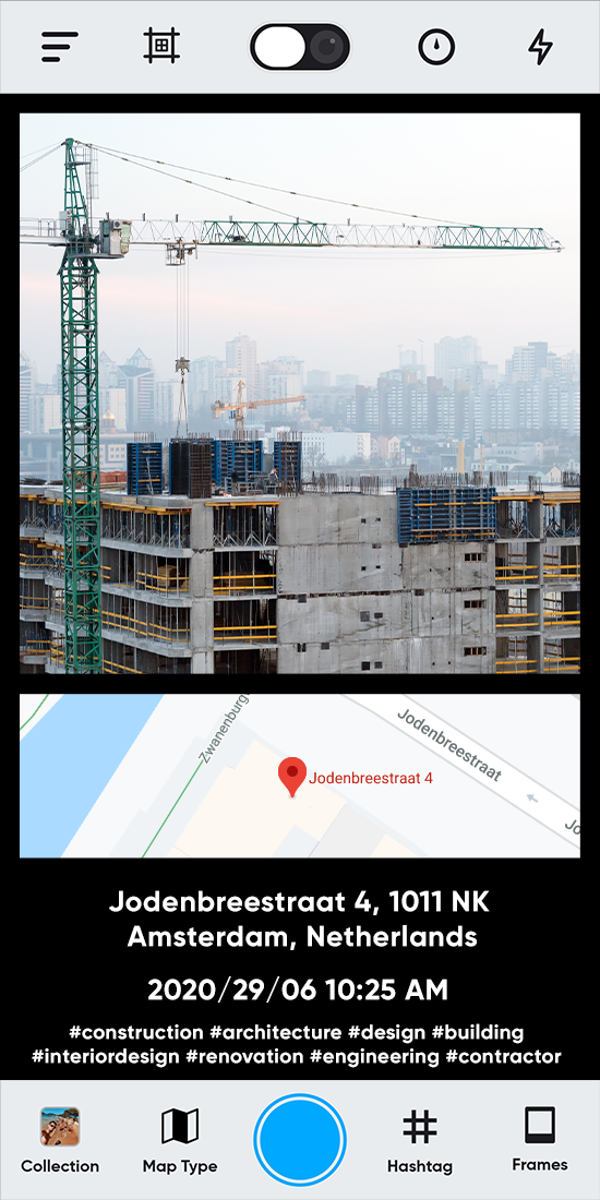 GPS Map Polaroid camera gallery image