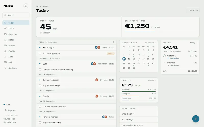 Neiliro — your family's home base screenshot 1