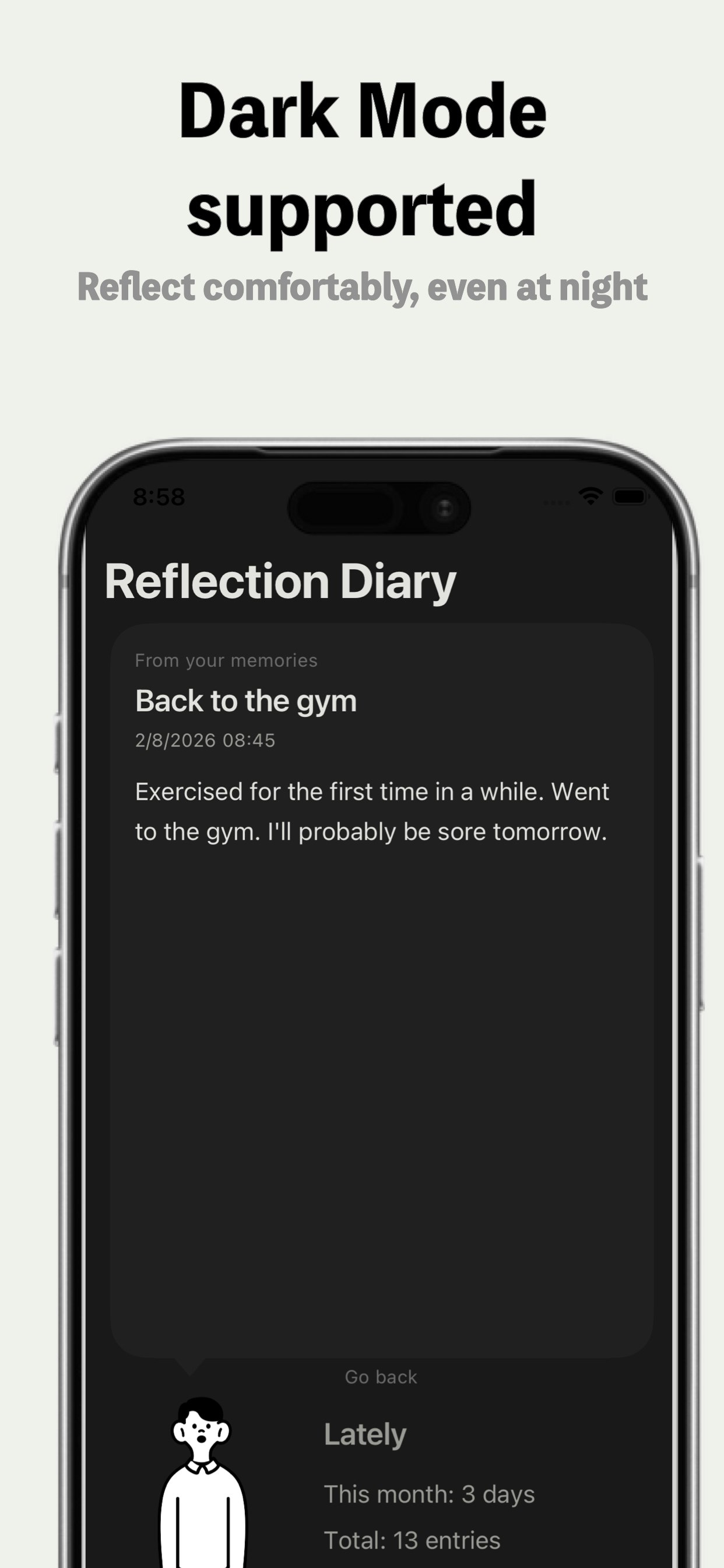 Dear Past Me - Screenshot 5 showing product features and functionality