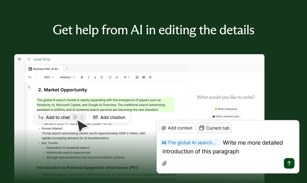 Liner Write - Screenshot 5 showing product features and functionality