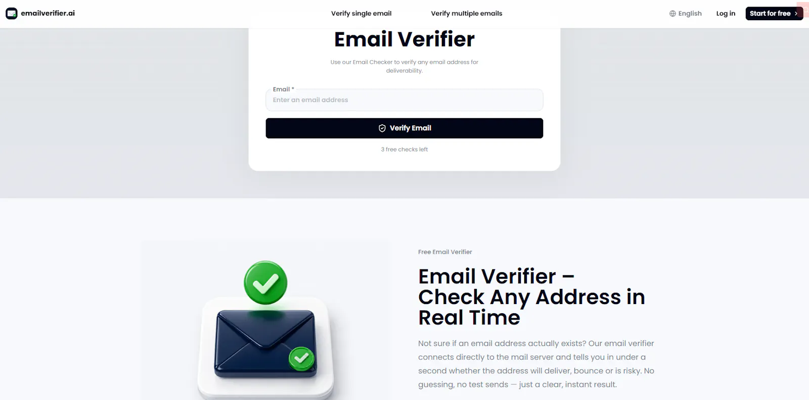 emailverifier.ai screenshot 1