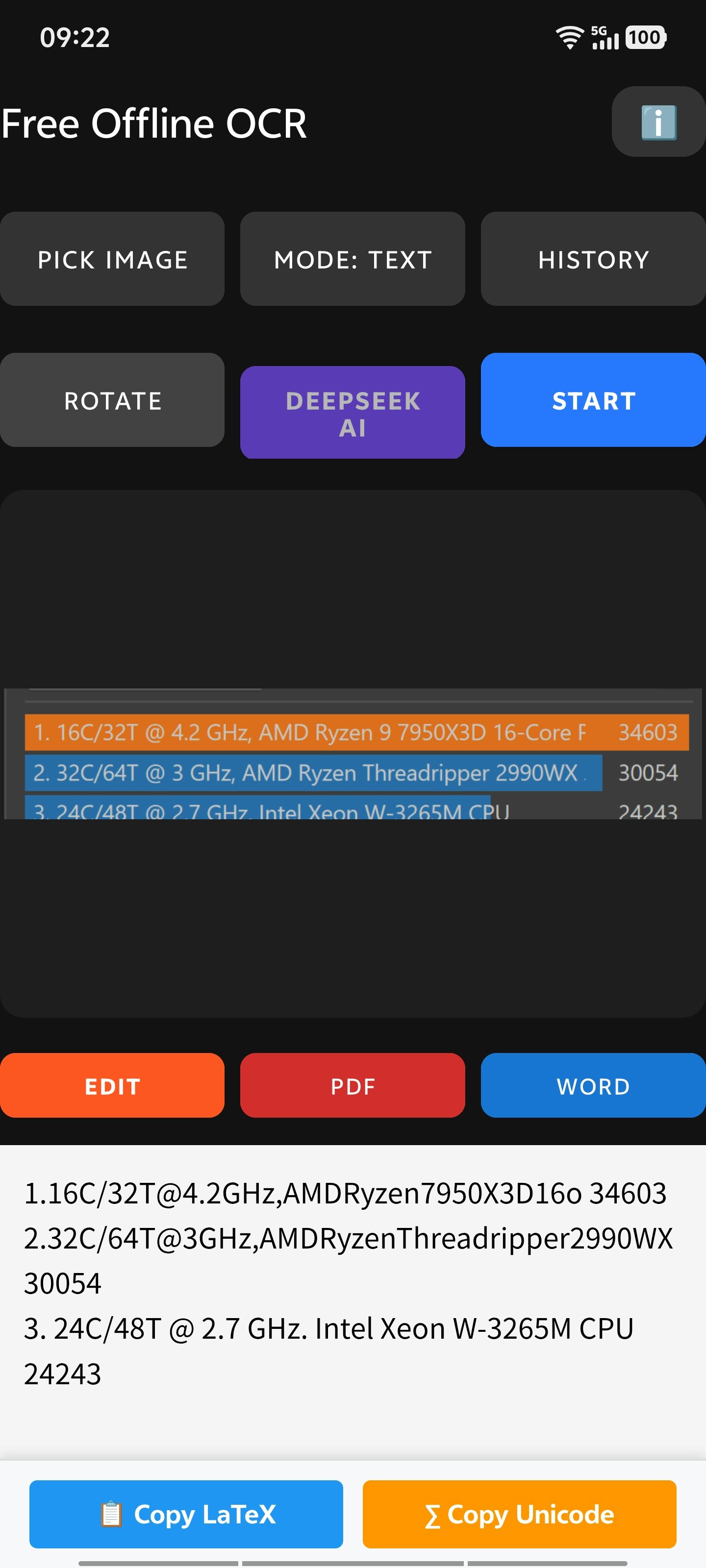 Local OCR - Screenshot 2 showing product features and functionality