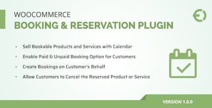 WooCommerce bookings and reservation gallery image
