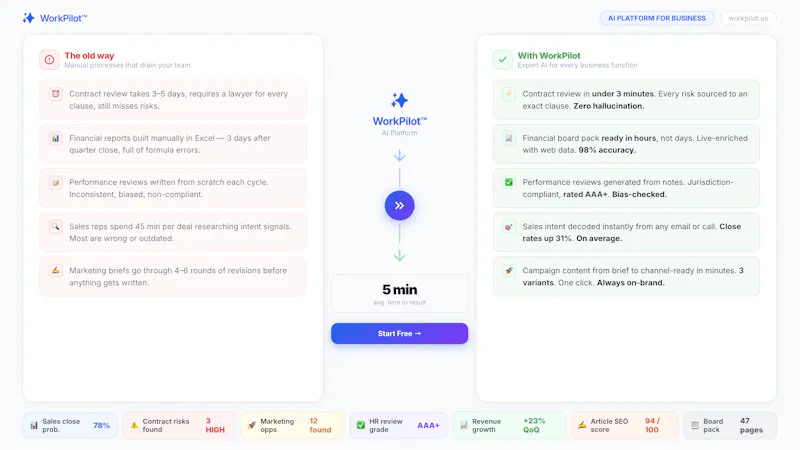 WorkPilot screenshot 2